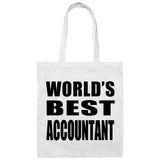 World's Best Accountant - Tote Bag White