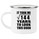 12th Birthday Took Square Root of 144 Years To Look Good - 12oz Camping Mug