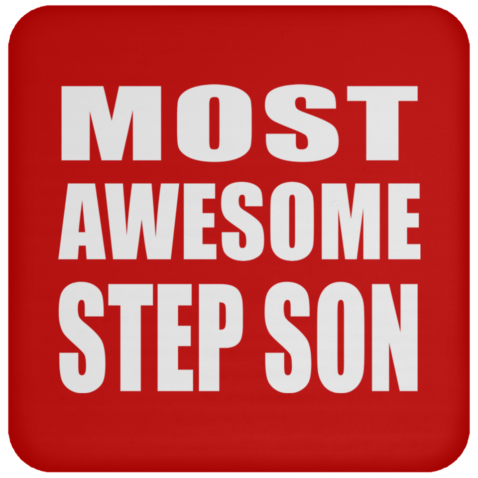 Most Awesome Step Son - Drink Coaster