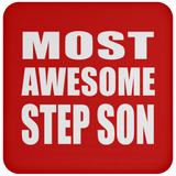 Most Awesome Step Son - Drink Coaster