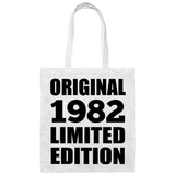 42nd Birthday Original 1982 Limited Edition - Tote Bag White