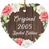 19th Birthday Original 2005 Limited Edition - Heart Ornament A