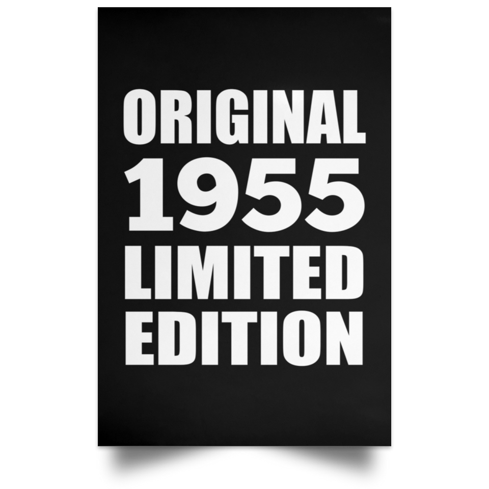 69th Birthday Original 1955 Limited Edition - Poster Portrait