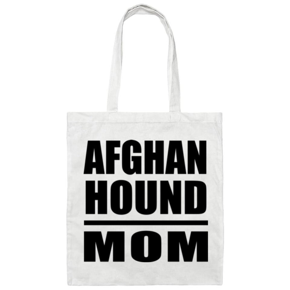 Afghan Hound Mom - Tote Bag White