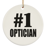 Number One #1 Optician - Circle Ornament