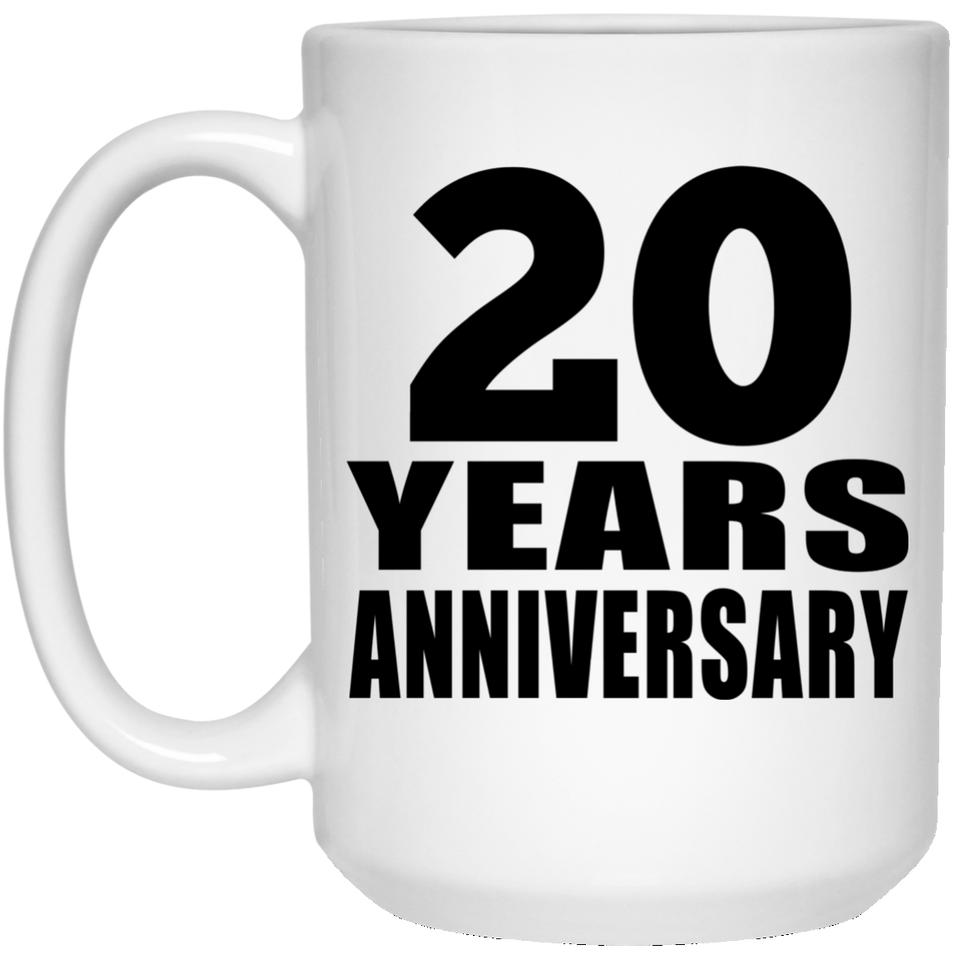 20th Anniversary 20 Years - 15 Oz Coffee Mug
