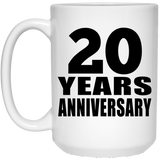 20th Anniversary 20 Years - 15 Oz Coffee Mug