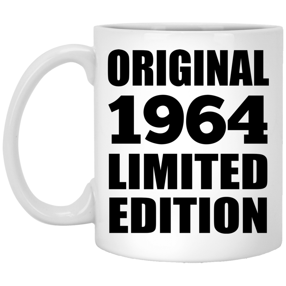 60th Birthday Original 1964 Limited Edition - 11oz Coffee Mug