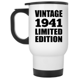 83rd Birthday Vintage 1941 Limited Edition - White Travel Mug