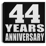 44th Anniversary 44 Years Anniversary - Canvas Square