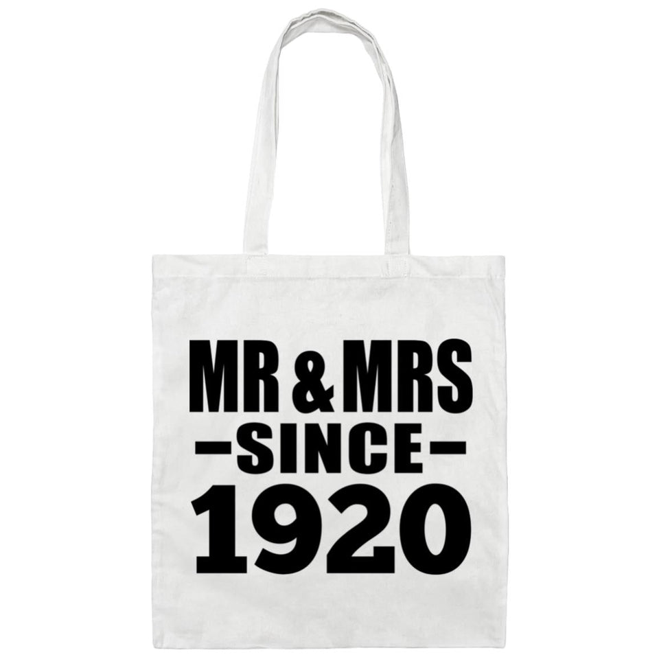 104th Anniversary Mr & Mrs Since 1920 - Tote Bag White