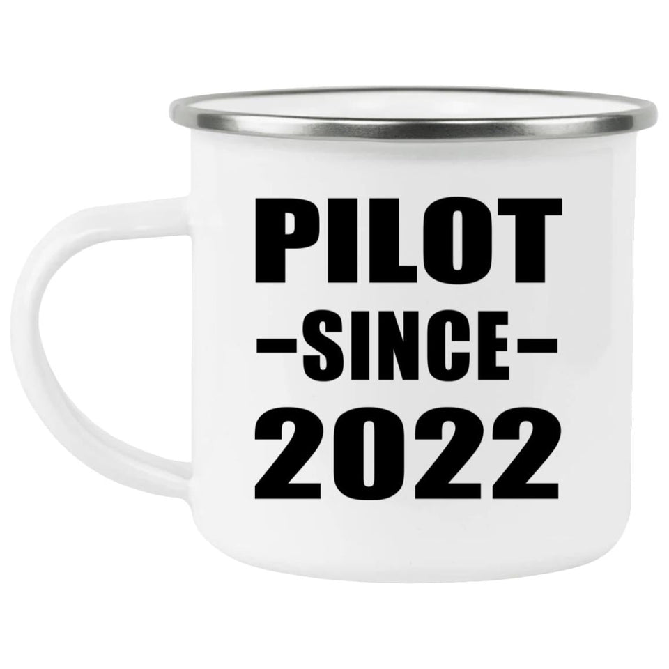 Pilot Since 2022 - 12oz Camping Mug