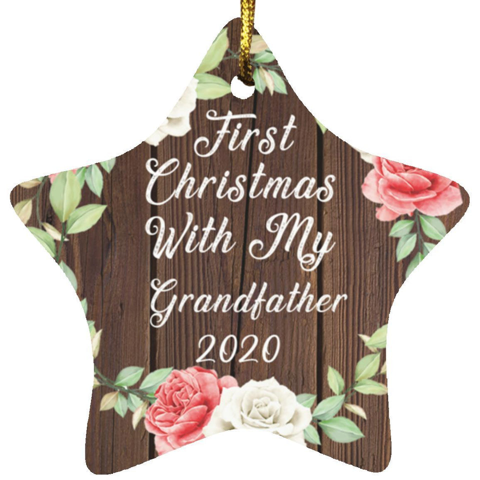 First Christmas With My Grandfather 2020 - Star Ornament A