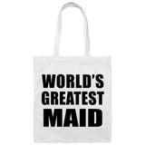 World's Greatest Maid - Tote Bag White