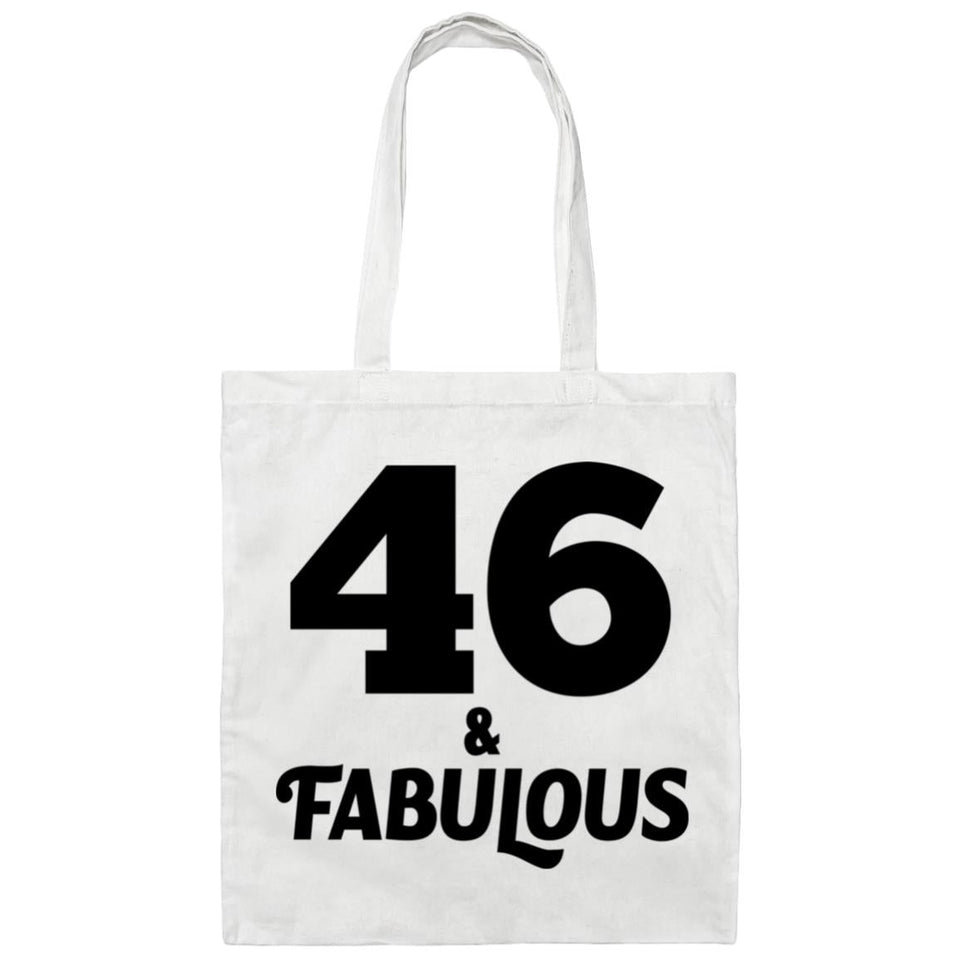 46th Birthday 46 & Fabulous - Tote Bag White