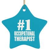 Number One #1 Occupational Therapist - Star Ornament