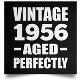 68th Birthday Vintage 1956 Aged Perfectly - Poster Square