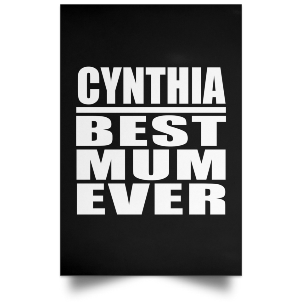 Cynthia Best Mum Ever - Poster Portrait