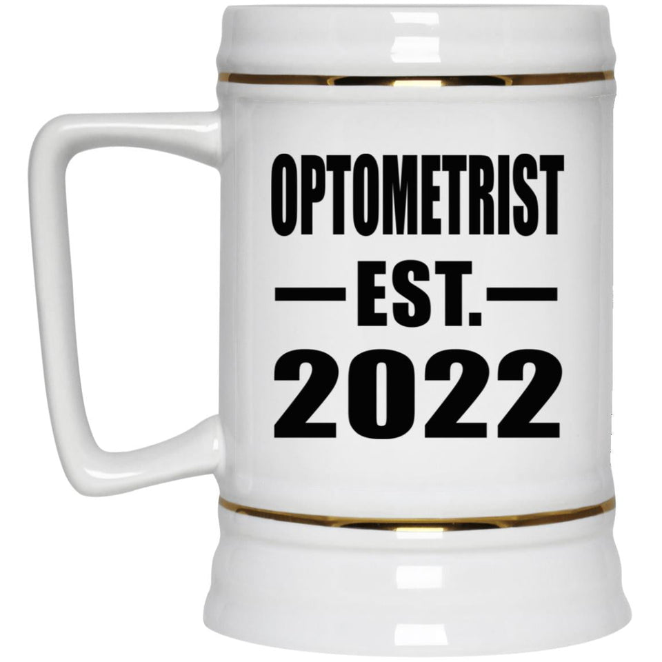 Optometrist Established EST. 2022 - Beer Stein