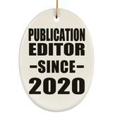 Publication Editor Since 2020 - Oval Ornament