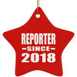 Reporter Since 2018 - Star Ornament