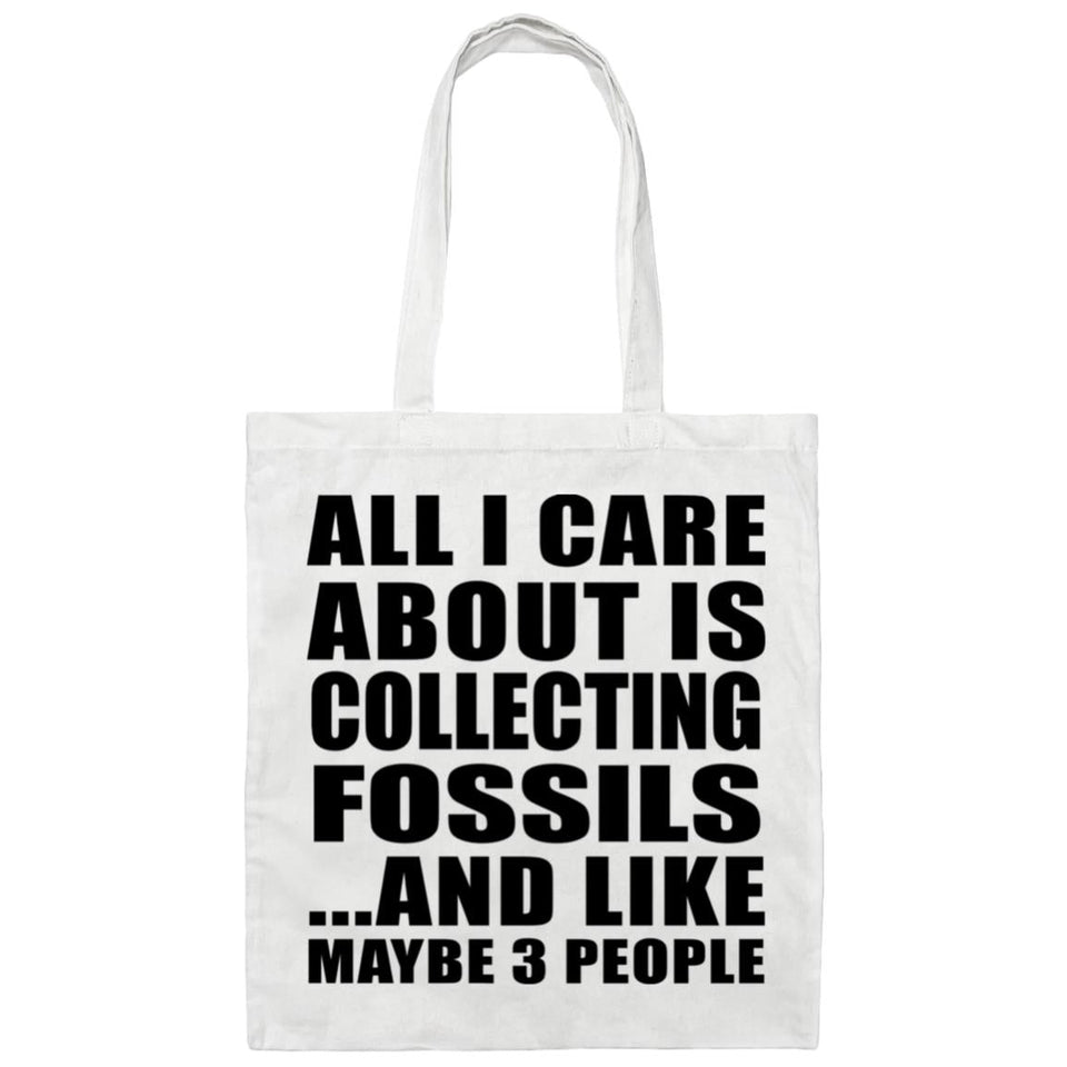All I Care About Is Collecting Fossils - Tote Bag White