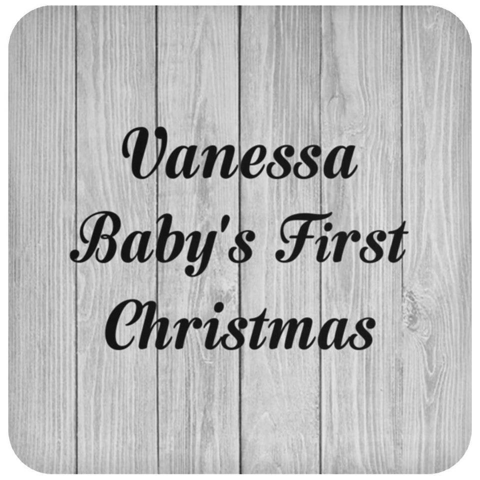 Vanessa Baby's First Christmas - Drink Coaster F