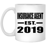 Insurance Agent Established EST. 2019 - 11oz Coffee Mug