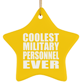 Coolest Military Personnel Ever - Star Ornament