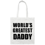 World's Greatest Daddy - Tote Bag White