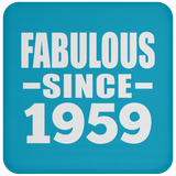 65th Birthday Fabulous Since 1959 - Drink Coaster