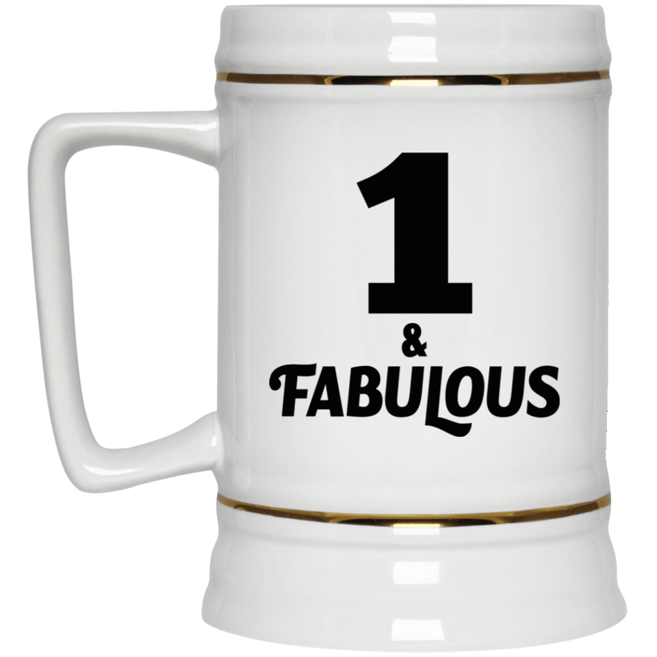 1st Birthday 1 & Fabulous - Beer Stein