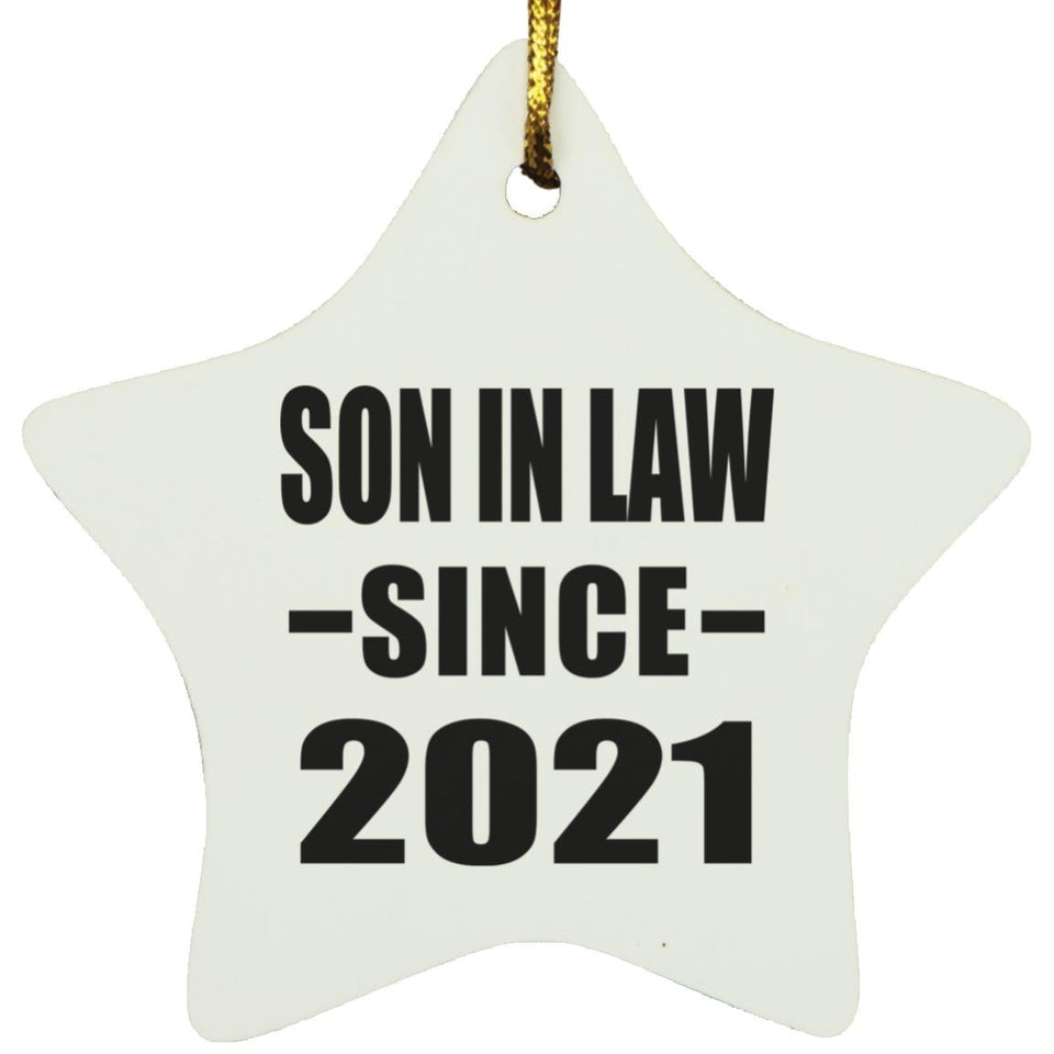 Son In Law Since 2021 - Star Ornament