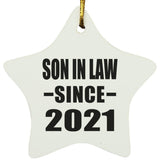 Son In Law Since 2021 - Star Ornament