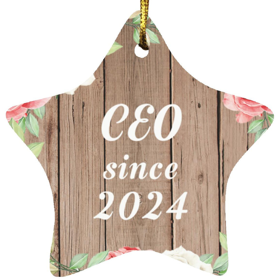 CEO Since 2024 - Star Ornament B