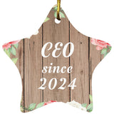 CEO Since 2024 - Star Ornament B