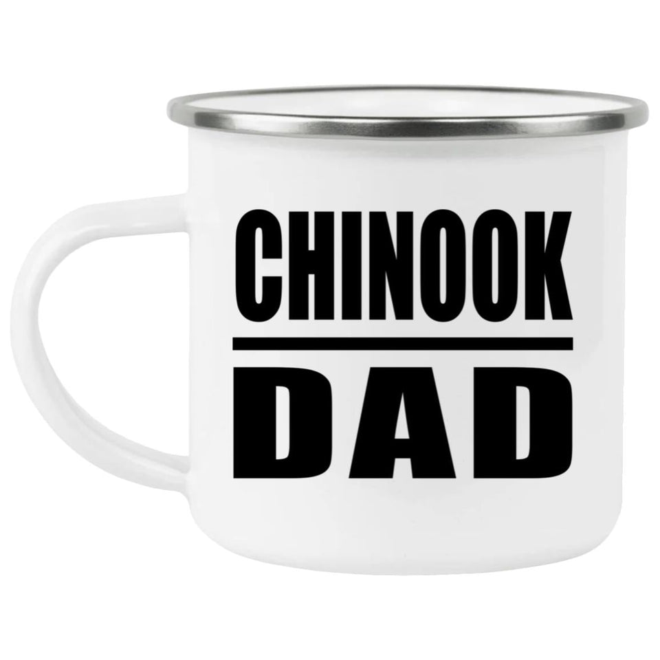 Chinook Dad - 12oz Camping Mug
