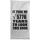 76th Birthday Took Square Root of 5776 Years To Look Good - Hand Towel