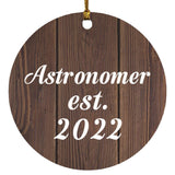 Astronomer Established Est. 2022 - Circle Ornament D