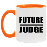 Future Judge - 11oz Accent Mug Orange