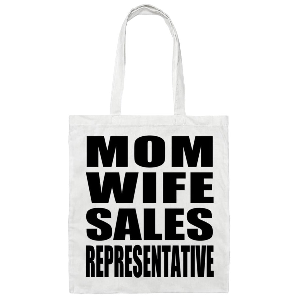 Mom Wife Sales Representative - Tote Bag White