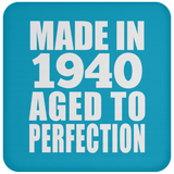 84th Birthday Made In 1940 Aged to Perfection - Drink Coaster