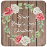 Bruce Baby's First Christmas - Drink Coaster B