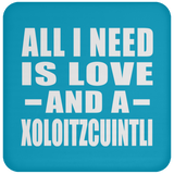 All I Need Is Love And A Xoloitzcuintli - Drink Coaster