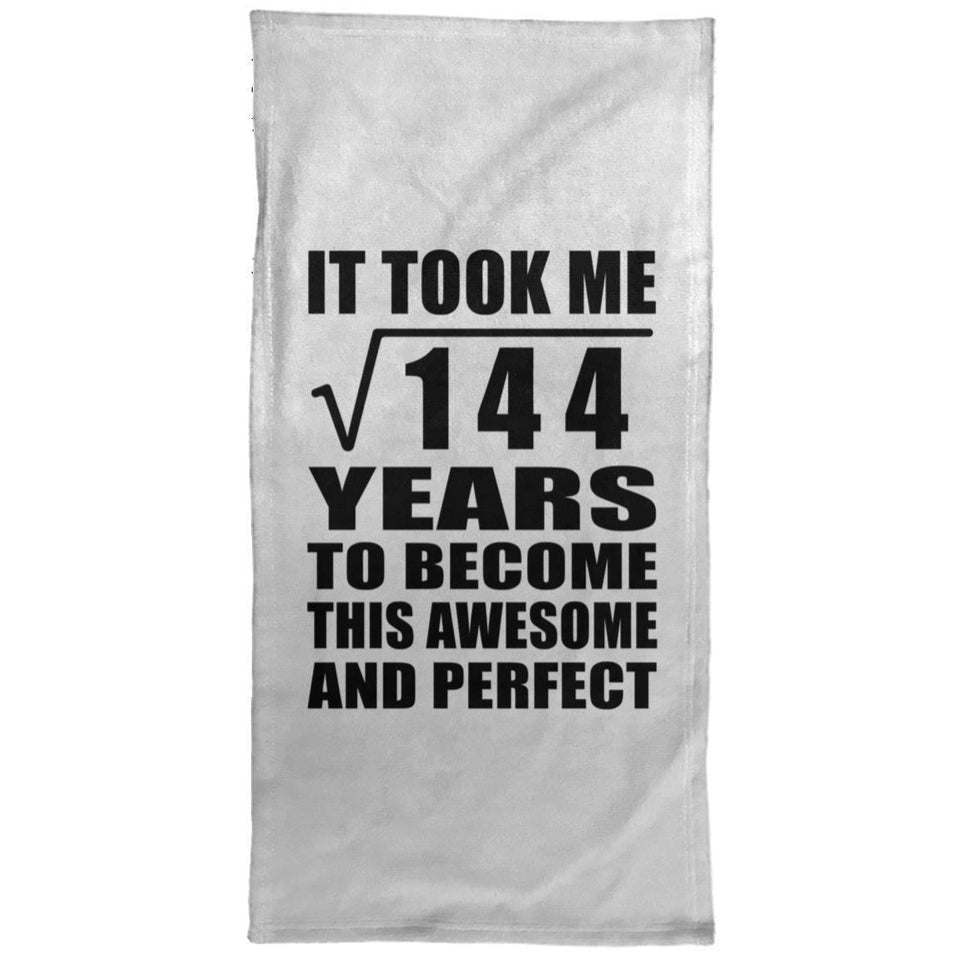 12th Birthday Took Square Root of 144 Years To Awesome - Hand Towel