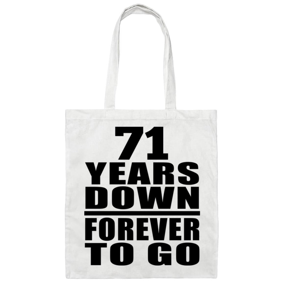 71st Anniversary 71 Years Down Forever to Go - Tote Bag White