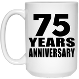 75th Anniversary 75 Years - 15 Oz Coffee Mug