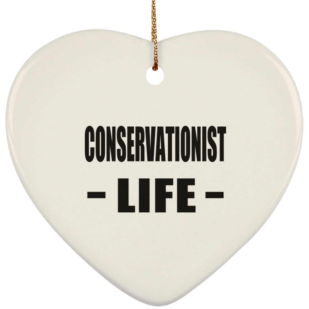 Conservationist Life - Heart Ornament