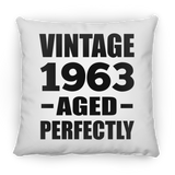 61st Birthday Vintage 1963 Aged Perfectly - Throw Pillow