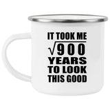 30th Birthday Took Square Root of 900 Years To Look Good - 12oz Camping Mug